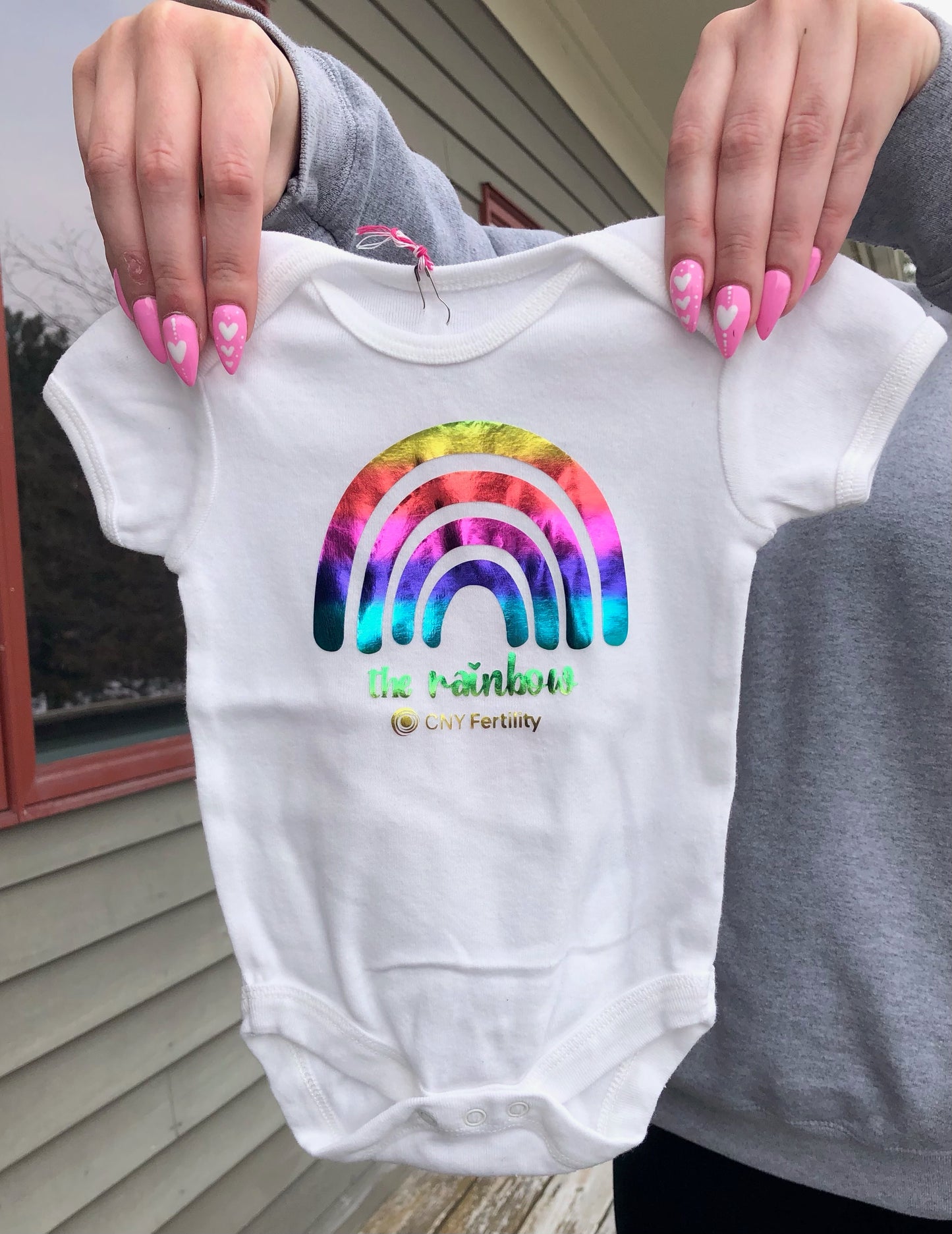 The Rainbow Baby Onesie