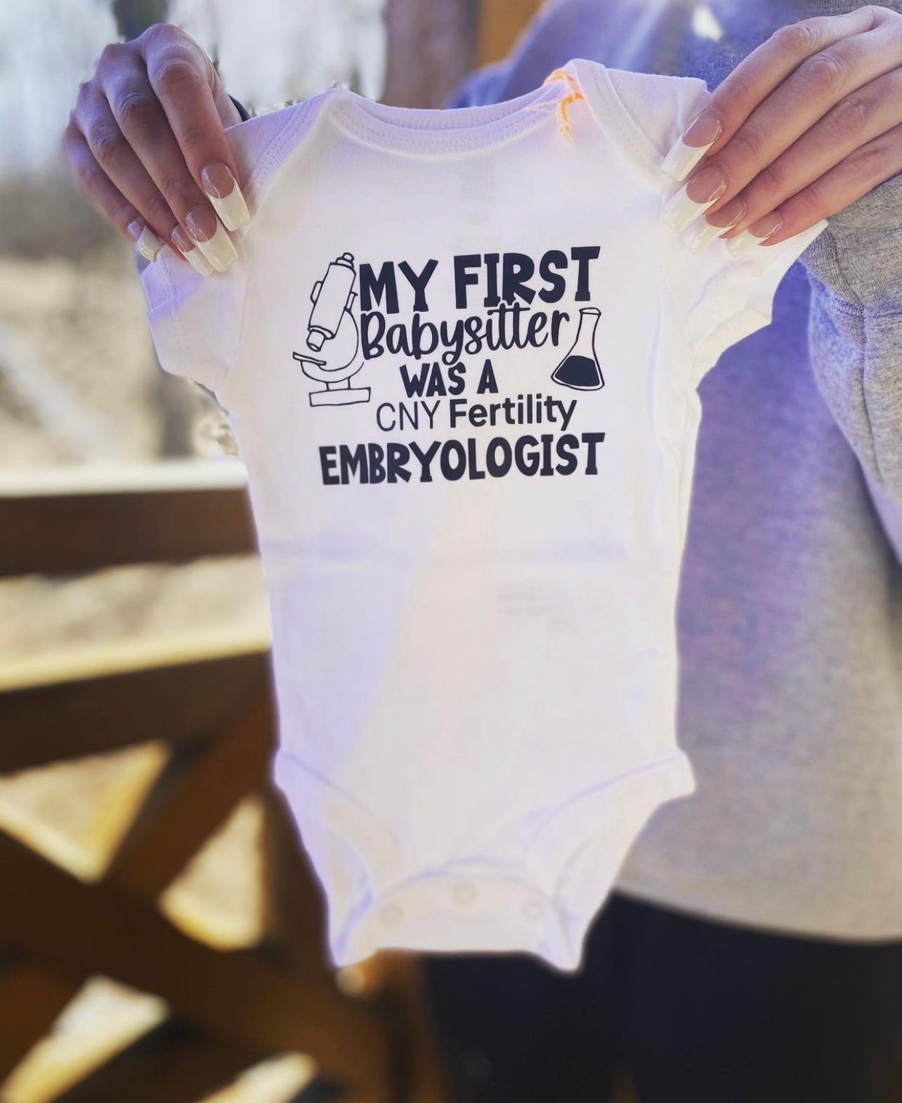 My first babysitter was a CNY Fertility Embryologist
