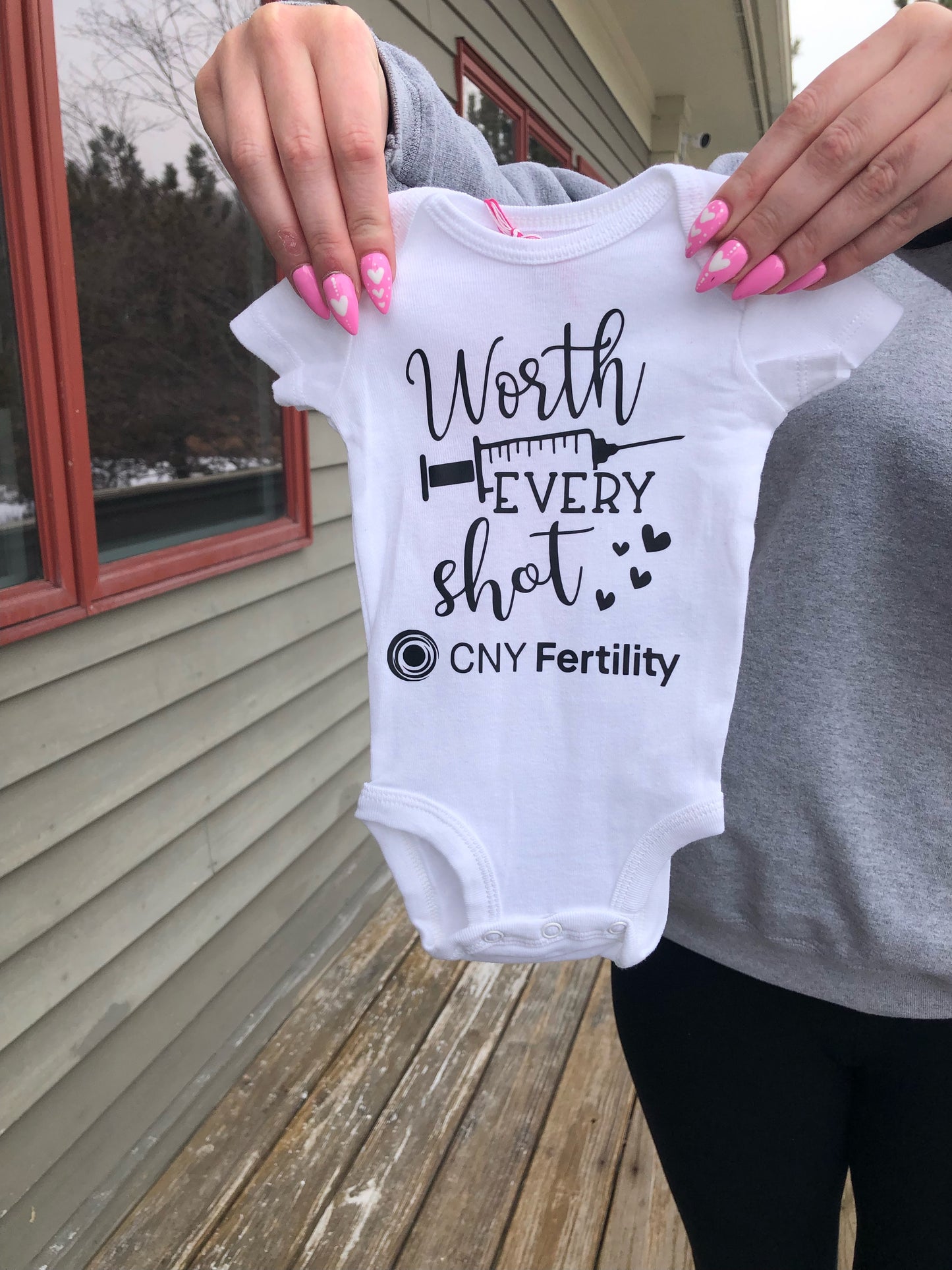 Worth Every Shot Onesie